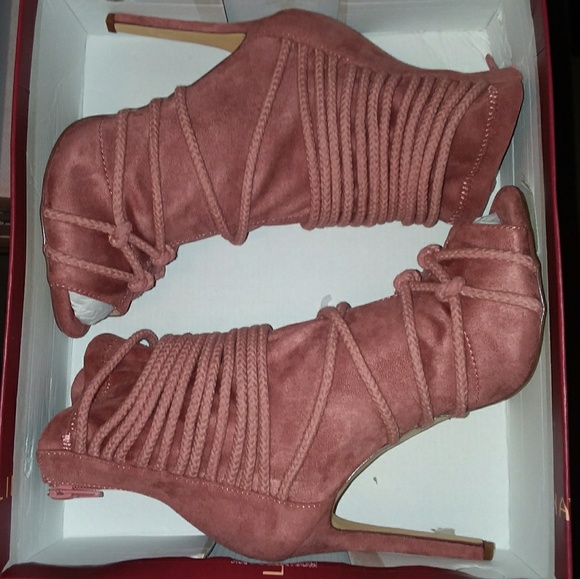 LAST PAIR 📌 Open Toe Rope Stilleto Heel Sandals - Picture 7 of 7